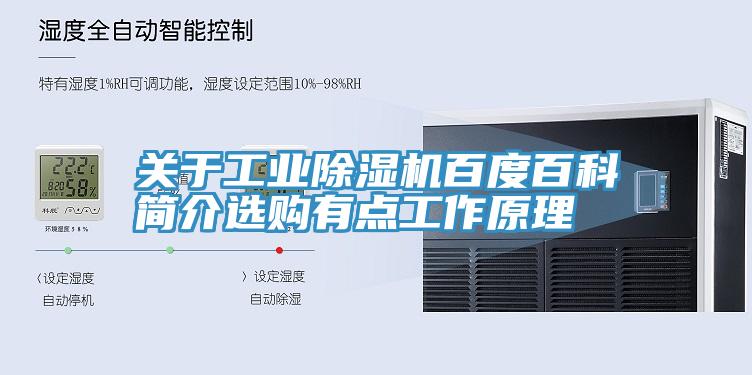 關于工業(yè)除濕機百度百科簡介選購有點工作原理