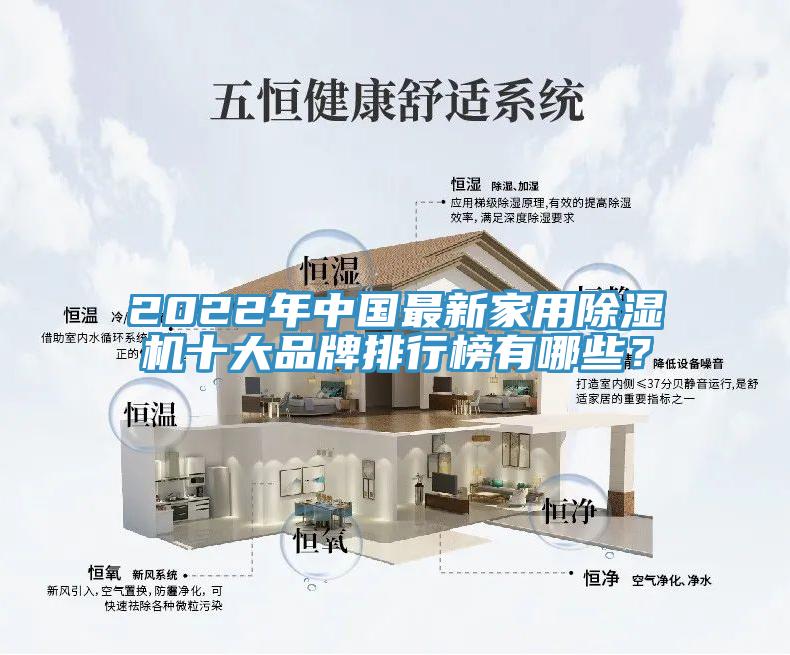 2022年中國最新家用除濕機十大品牌排行榜有哪些？