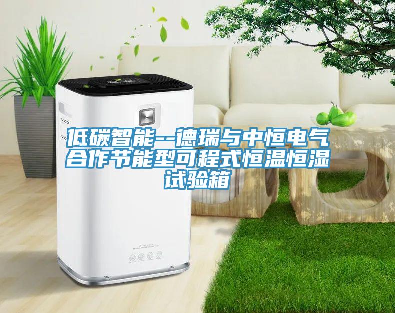 低碳智能--德瑞與中恒電氣合作節(jié)能型可程式恒溫恒濕試驗箱