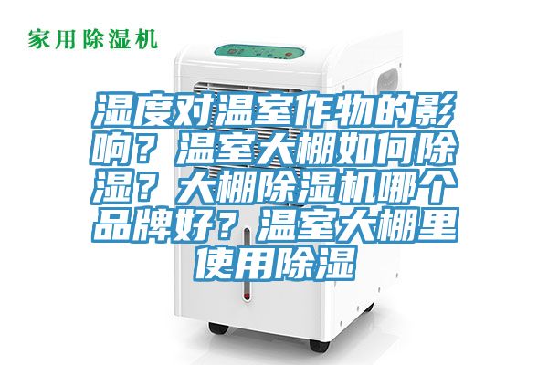 濕度對溫室作物的影響？溫室大棚如何除濕？大棚除濕機哪個品牌好？溫室大棚里使用除濕